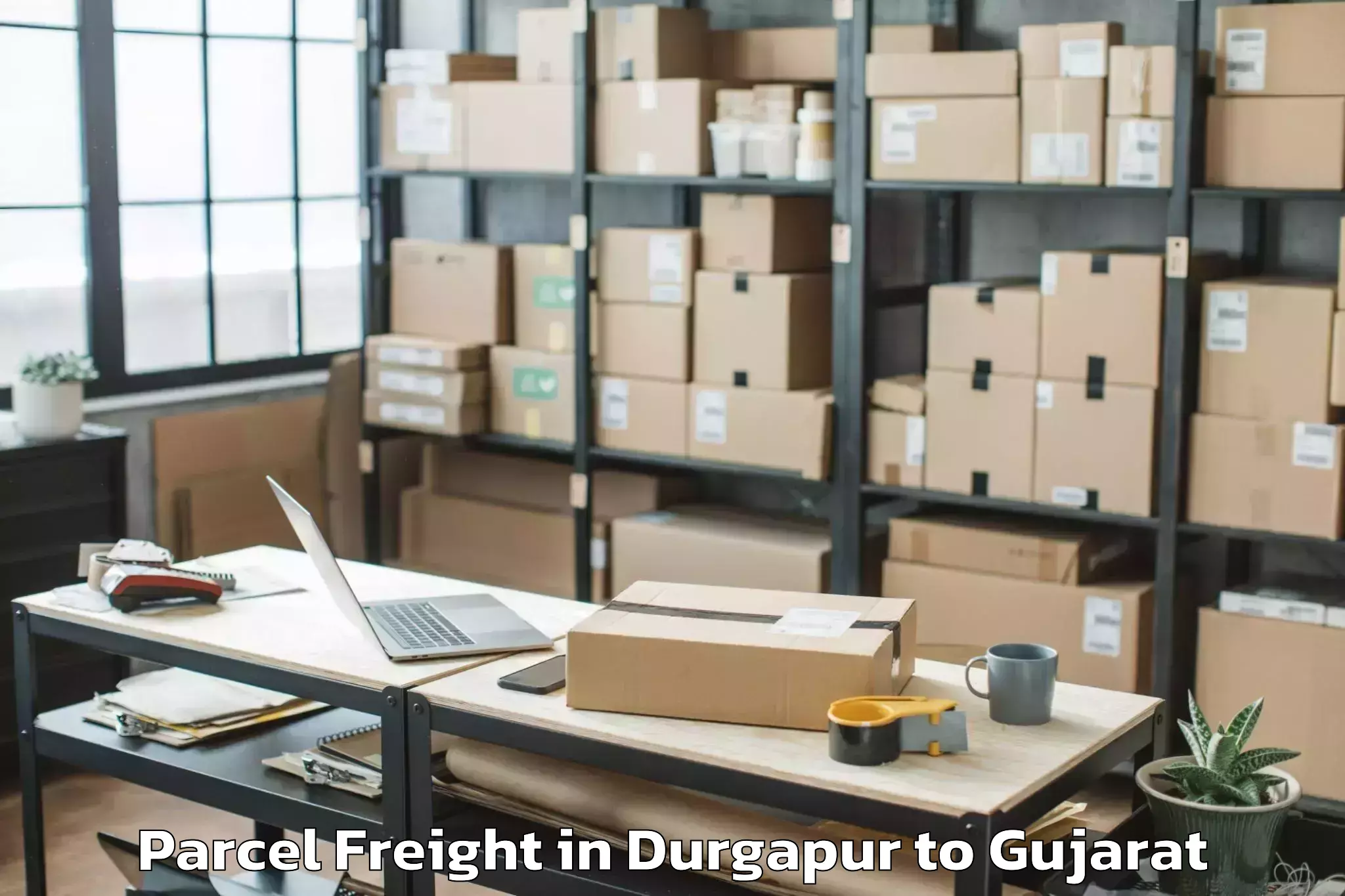 Book Your Durgapur to Santrampur Parcel Freight Today